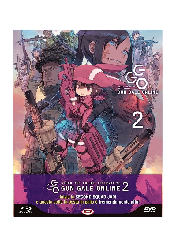 Sword Art Online Alternative Gun Gale Online #02 (Eps.07-12) (Blu-Ray+Dvd) (Ltd. Edition)