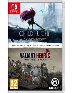 CHILD OF LIGHT ULTIMATE EDITION & VALIANT HEARTS THE GREAT WAR NINTENDO SWITCH