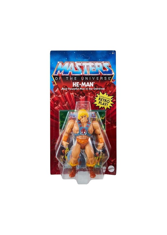 MASTERS OF THE UNIVERSE VINTAGE COLL. HE-MAN volto vintage FIGURE