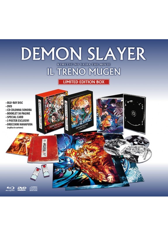 Demon Slayer The Movie: Il Treno Mugen - Limited Edition (Blu-Ray+Dvd+Cd)