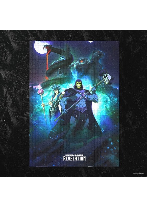 MASTERS OF THE UNIVERSE: REVELATION PUZZLE SKELETOR AND EVIL-LYN