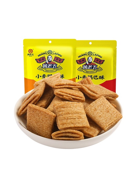 HuangLaoWu Crackers with Barbecue Flavor 170g