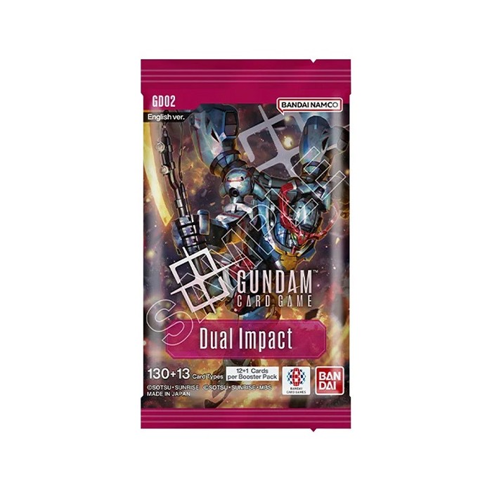 GUNDAM CARD GAME GD02 DUAL IMPACT VERSIONE IN INGLESE