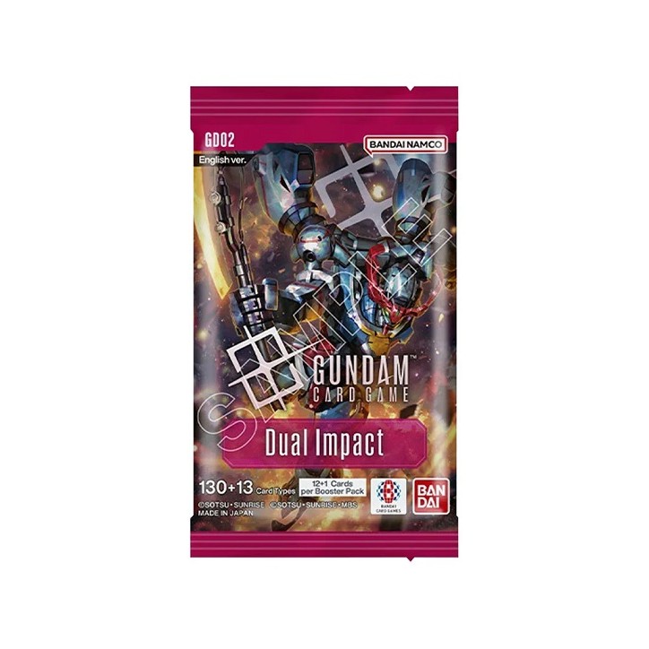 GUNDAM CARD GAME GD02 DUAL IMPACT VERSIONE IN INGLESE