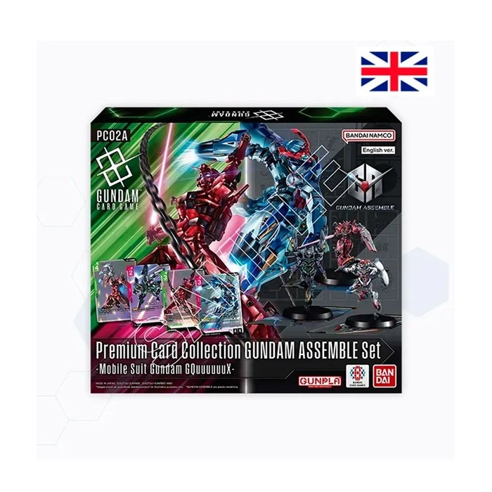 GUNDAM CARD GAME PREMIUM CARD COLLECTION GUNDAM ASSEMBLEE SET - MOBIL SUIT GUNDAM QGUUUUUUX VERSIONE IN INGLESE